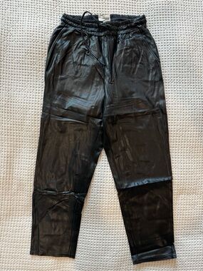 Aritzia Wilfred Free Faux Leather Pant – Black – XS